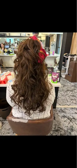 ロング とっぴ クオーレのヘアスタイル