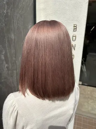 ミディアム カラー 中田 汐梨のヘアスタイル