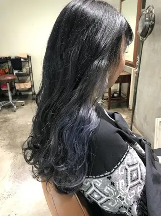 ロング カラー パーマ ヘアアレンジ メンズ キッズ ネイル マツエク・マツパ サロンドミルク 渋谷高比良のヘアスタイル