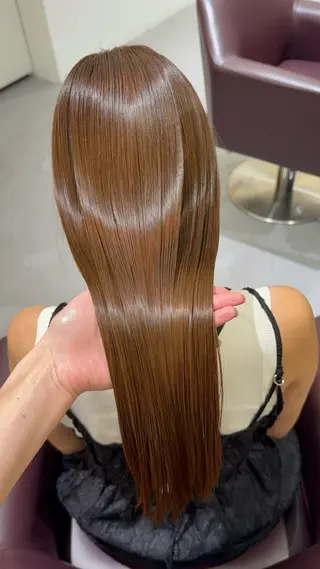 ロング ️🫧透明感カラー& 髪質改善🎀いさきのヘアスタイル