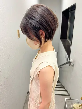ショート レイヤー×透明感 Tatsuya💫のヘアスタイル