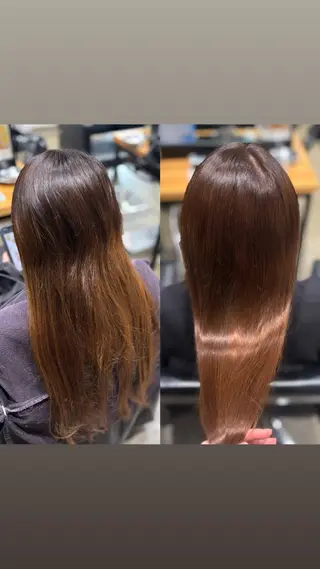 ロング カラー 佐藤 枇菜乃のヘアスタイル