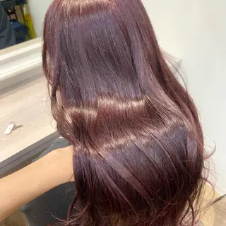 ロング カラー mai 🎀 /  暖色カラー♡のヘアスタイル
