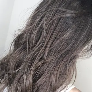 セミロング カラー 髪質改善カラー韓国風 レイヤーtudaのヘアスタイル