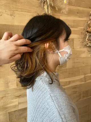 ミディアム カラー 🌼 アユカのヘアスタイル