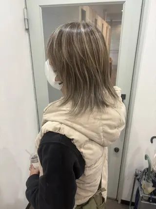 ミディアム カラー 🤍2nd🤍田所 美希のヘアスタイル