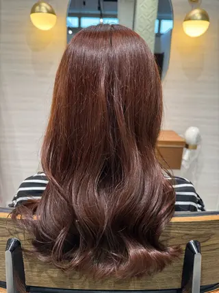 カラー 長谷川 紗羅のヘアスタイル