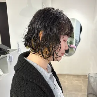 ショート パーマ 船橋カットパーマ mikuのヘアスタイル