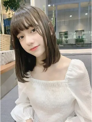 セミロング レイヤー支持no.1 ☆笠原翔一のヘアスタイル