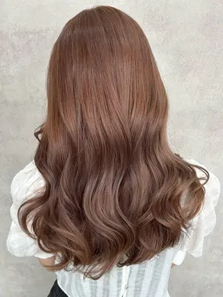 ロング カラー 優花/ハイトーン /デザインカラーのヘアスタイル