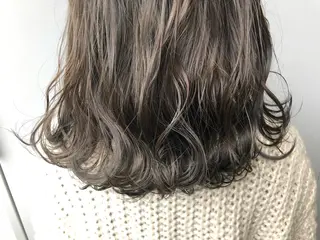 ミディアム カラー パーマ ヘアアレンジ メンズ キッズ ネイル マツエク・マツパ 当日予約⭕️ Rene’のヘアスタイル