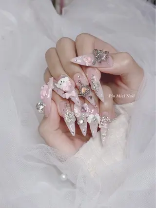 ネイル HANA 長さだしのネイルデザイン