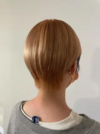 ショート カラー ヘアアレンジ キッズ ネイル マツエク・マツパ アイブロウ 透明感カラー/推しカ ラー☁️JURAのヘアスタイル
