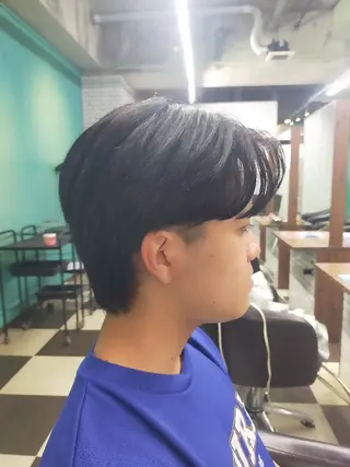 メンズ ショート パーマ MASA Raffinrのヘアスタイル