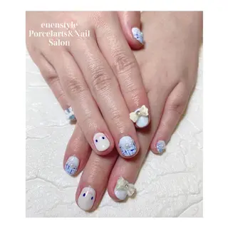 ショート ネイル 🐾enen style 🐾のネイルデザイン