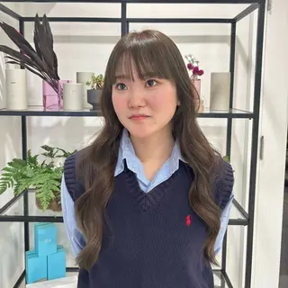 カラー 津上 恵美のヘアスタイル