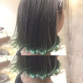 ショート カラー パーマ ヘアアレンジ メンズ キッズ ネイル マツエク・マツパ サロンドミルク 渋谷高比良のヘアスタイル