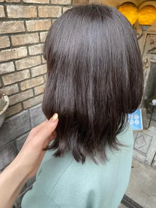 ミディアム カラー お任せヘア☘️☘️ 及川渚のヘアスタイル