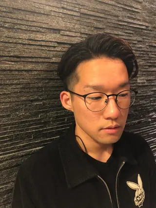 ショート パーマ メンズ 木村 りきのヘアスタイル