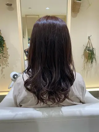 ロング カラー パーマ/髪質改善 【榎本千夏】のヘアスタイル