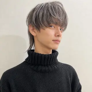 ミディアム カラー メンズ 【池袋/スパイキー ショート】ⓝⓘⓜⓤのヘアスタイル