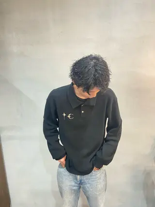 パーマ メンズ ルプラボウ 沖  大雅のヘアスタイル