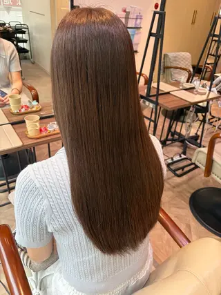 ロング 新宿三丁目 田中美由紀のヘアスタイル