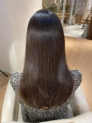 ロング 髪質改善ストレート ✂️前田龍之介のヘアスタイル