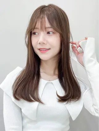 セミロング カラー 美髪コンシェルジュ✨ kyousukeのヘアスタイル