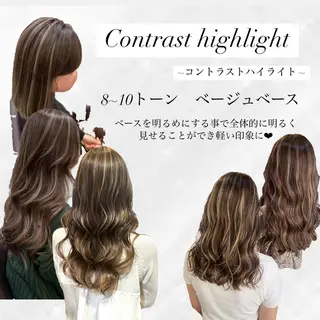 セミロング カラー 【カラー指名No1✨ 】HIBIKI国分寺のヘアスタイル