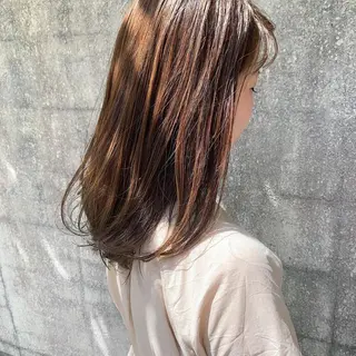 ロング カラー 中川 竜誠のヘアスタイル