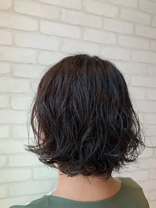 パーマ タケダケイ /ショート/ボブのヘアスタイル