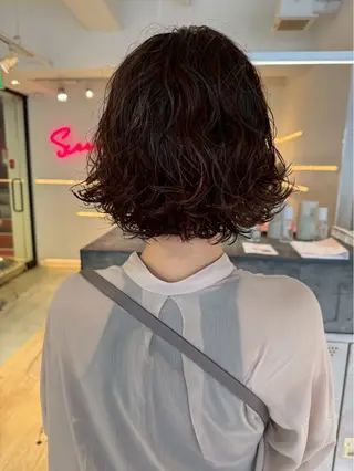 ショート パーマ 似合わせ特化❤️ カット/パーマ/梅田のヘアスタイル