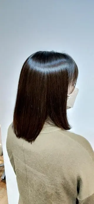 セミロング 安藤 浩樹のヘアスタイル