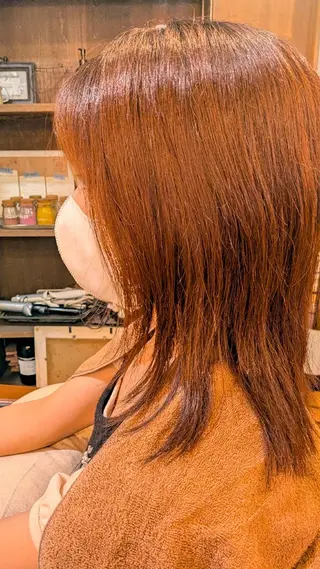 ミディアム カットモデル無料🪄 KIKUCHIのヘアスタイル
