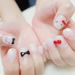 ネイル 手描きｱｰﾄ&推し活 🌟Wisteriaのネイルデザイン