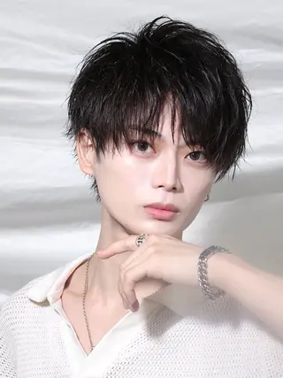 パーマ 角戸 嵐のヘアスタイル