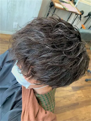 パーマ メンズ VIE.ORNER 浦安店 三上真弥のヘアスタイル