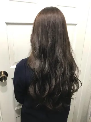 セミロング ロング カラー 若杉 諒のヘアスタイル