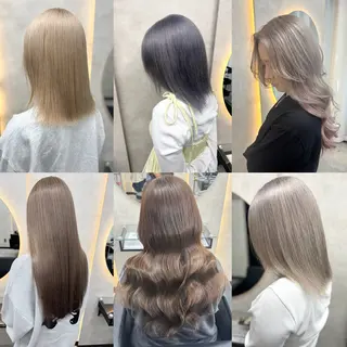 セミロング 垢抜け🪄透明感✨ ブリーチ特化のヘアスタイル