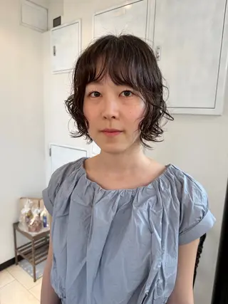 ミディアム パーマ Yui. レイヤー/パーマのヘアスタイル