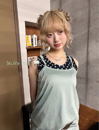 ヘアアレンジ yuna☘️ 名古屋のヘアスタイル