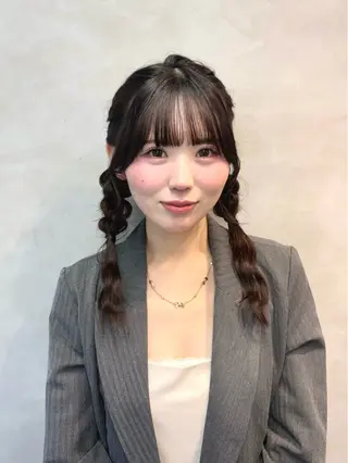 ヘアアレンジ 透明感カラー💎 アレンジ🩰Rimiのヘアスタイル