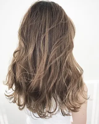 セミロング カラー 髪質改善サロン ARCHE野瀬冬馬のヘアスタイル