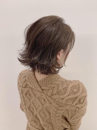 ミディアム ボブ特化・縮毛矯正/ 上原麗咲希のヘアスタイル