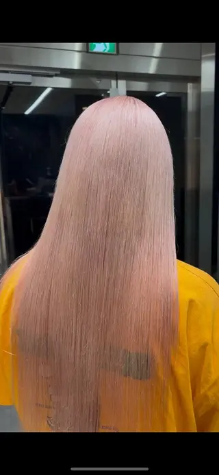 ロング カラー れい🫧 ハイトーン特化のヘアスタイル