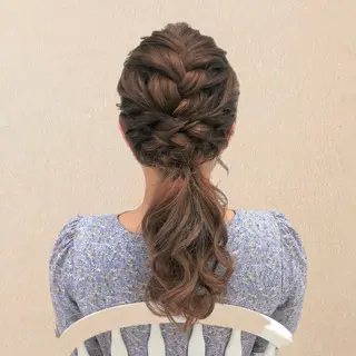 ヘアアレンジ 似合わせヘアメイク 💐オダギリチアキのヘアスタイル