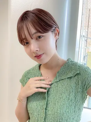 ショート カラー BASSA 下井草店のヘアスタイル