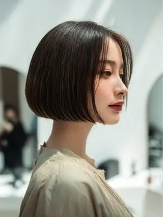 ショート カラー 🍒モテ暖色カラー × うる艶✧ ゆなのヘアスタイル
