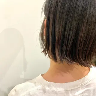 ショート カラー 草野ゆずき⌇縮毛矯正 ⌇Wカラー⌇レイヤーのヘアスタイル